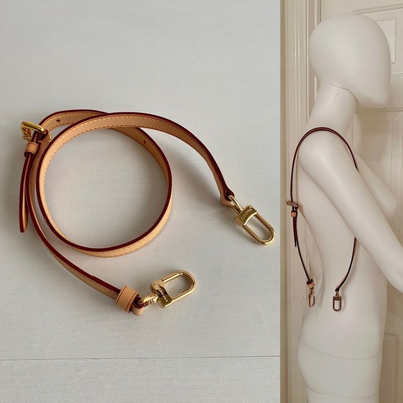 Louis Vuitton Bags Louis Vuitton Adjustable Replacement Vachetta Leather Shoulder Bag Strap